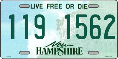 NH license plate 1191562