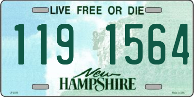 NH license plate 1191564