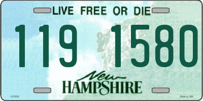 NH license plate 1191580
