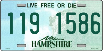 NH license plate 1191586