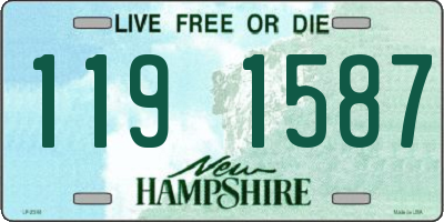 NH license plate 1191587