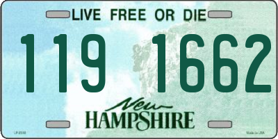 NH license plate 1191662