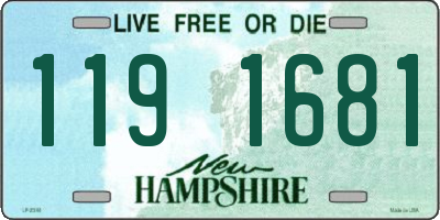 NH license plate 1191681