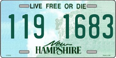 NH license plate 1191683