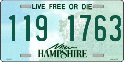 NH license plate 1191763