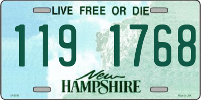NH license plate 1191768