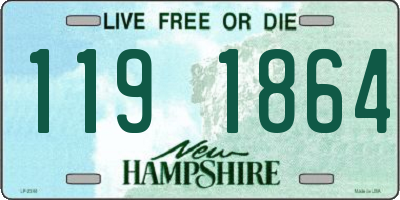 NH license plate 1191864