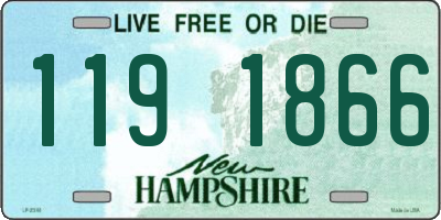 NH license plate 1191866