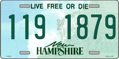 NH license plate 1191879