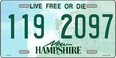NH license plate 1192097