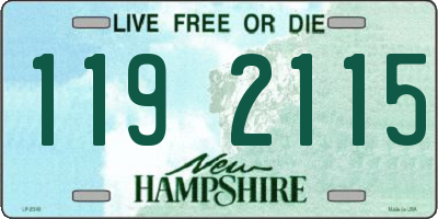 NH license plate 1192115
