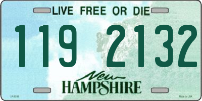 NH license plate 1192132