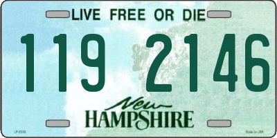 NH license plate 1192146