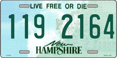 NH license plate 1192164