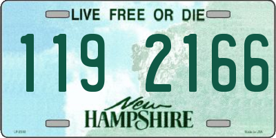 NH license plate 1192166