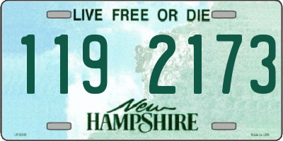 NH license plate 1192173