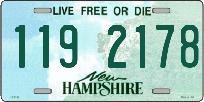 NH license plate 1192178