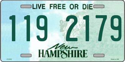 NH license plate 1192179