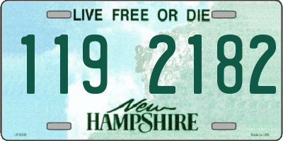 NH license plate 1192182