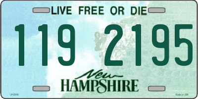 NH license plate 1192195