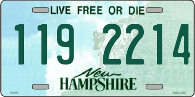 NH license plate 1192214