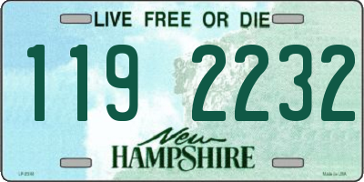 NH license plate 1192232
