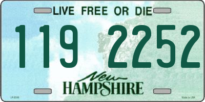 NH license plate 1192252