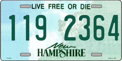 NH license plate 1192364