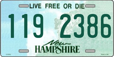 NH license plate 1192386