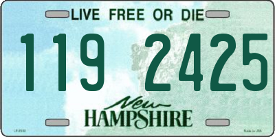 NH license plate 1192425