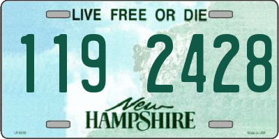 NH license plate 1192428