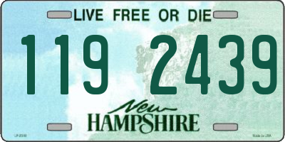 NH license plate 1192439