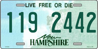 NH license plate 1192442
