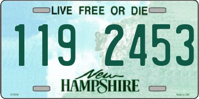 NH license plate 1192453