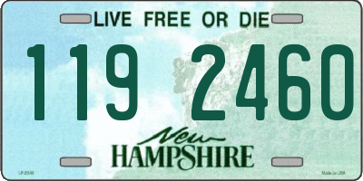 NH license plate 1192460