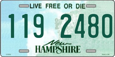 NH license plate 1192480