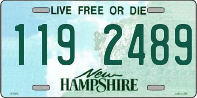 NH license plate 1192489