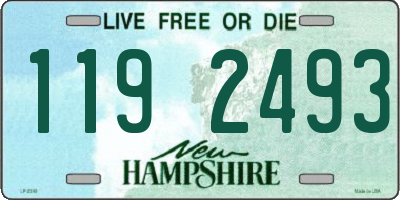 NH license plate 1192493