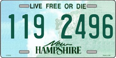 NH license plate 1192496