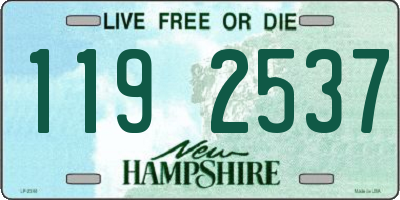 NH license plate 1192537