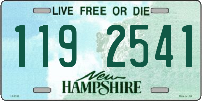 NH license plate 1192541