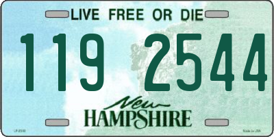 NH license plate 1192544