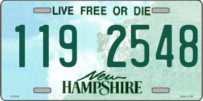 NH license plate 1192548