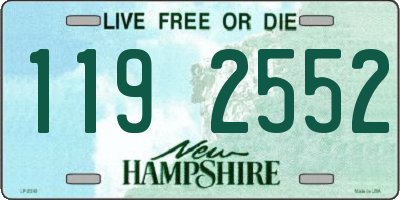 NH license plate 1192552