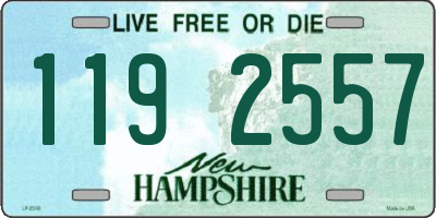 NH license plate 1192557