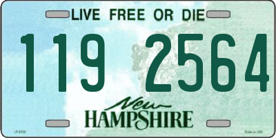 NH license plate 1192564