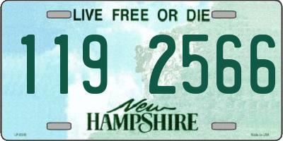 NH license plate 1192566