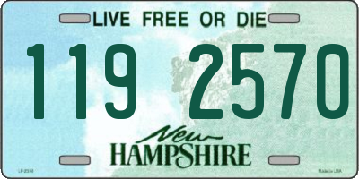 NH license plate 1192570
