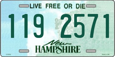 NH license plate 1192571