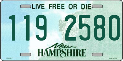 NH license plate 1192580